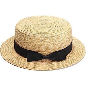 ITODA Cappello Da Cowboy Occidentale Unisex Cappello Da Spiaggia A Tesa Larga Panama Fedora Trilby Cappello Estivo UPF 50 Beige, Taglia Unica - Foto 6