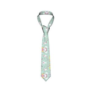 Cravatta Uomo Motivo Jacquard - Slim Blu Reale Con Righe E Pois