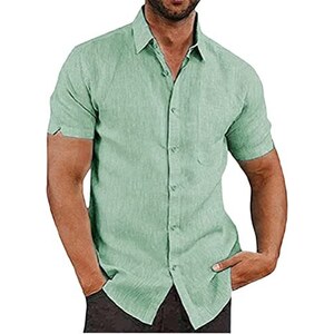 Camicia boxy fit a maniche corte