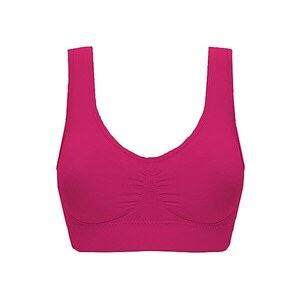 KINYAOYAO Reggiseno Sportivo Donna Imbottito Senza Cuciture: Top Elasticizzato Per Yoga, Palestra E Corse A Medio Impatto