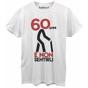 Maglietta Uomo 30 Anni - T-Shirt Divertente Compleanno Con Stampa '30 E Non Sentirli'