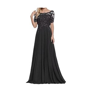 Abito Da Sera A Tubino In Paillettes Abito Elegante Formale Lunghezza A Terra Manica Lunga A Spalle Scoperte Champagne Madre Della Sposa Abito Con Sciarpa P10587495