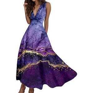 Abito Tubino Donna Allegra K - Elegante Senza Maniche Con Scollo A Cuore