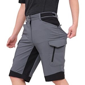 CLOAKA Pantaloncini Uomo Impermeabili - Short Da Trekking E Pesca Con Tasche - Comodi - 4