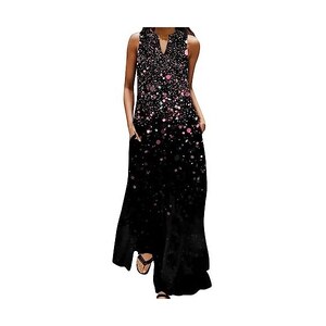 HERSIL Abito gotico, da donna, per Halloween, costume da donna, taglie grandi, gotico, maxi