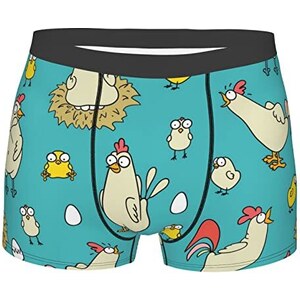 Boxer Uomo Natalizi Divertenti - Mutande A Vita Alta Elasticizzate, Y Front, Per Regalo Di Natale/Capodanno