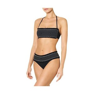 Top Bikini Donna RED By EMP: Nero, Fascia Sottoseno, Morbido, 80% Poliammide E 20% Elastan, Esclusiva EMP