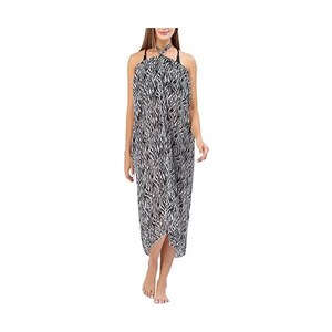 XIVISTO Maxi Lungo Beach Caftano Donna Oversize Abito da Spiaggia Copricostumi Pareos Boho Kimono Costume da Bagno Cover Up