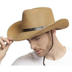 Cappello da cowboy per uomo donna cappelli da cowgirl con