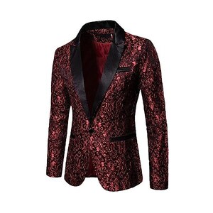 Giacca Elegante Da Uomo Blazer A 3 Bottoni Vera Pelle Classica Vintage - Nero S