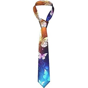 Cravatta Uomo DonDon 7cm - Classica Fatta A Mano, 100% Poliestere, Per Ufficio E Occasioni Speciali - Foto 5