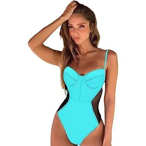 Costume Intero Da Bagno Per Bambina Chaqlin – Stampa 3D, Con Lacci Incrociati, SPF50, Taglie 3-8 Anni