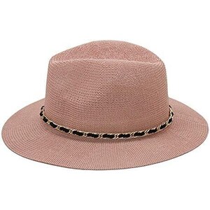 Montecarduo Cappello di Paglia da Donna - Cappello da Donna con Catena ...