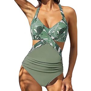 Koton ONE SHOULDER - Costume da bagno - brown/marrone