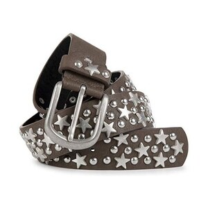 StyleBREAKER Real Leather Rivet Belt In Vintage Style - Foto 9