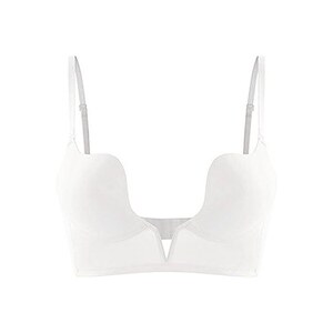 Canotta da donna in tinta unita, con reggiseno integrato