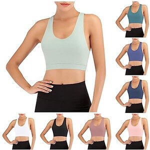 Acquista Maglietta Basic Sexy Da Donna Senza Maniche In Maglia - Foto 6