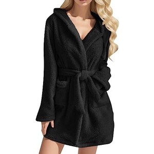 Accappatoio Microfibra Fiocchi TOM TAILOR Accappatoio Donna Peluche - Morbido Con Stampa Fiocchi Di Neve Accappatoio Tom Tailor Microfibra - Foto 7