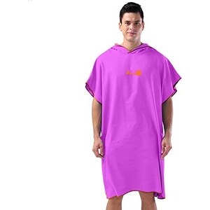 Accappatoio Uomo Microfibra AMAX Accappatoio Da Uomo Con Cappuccio - Foto 11