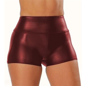 Pantaloncini Da Donna Elasticizzati In Vita Pantaloncini Estivi Da Donna In Tinta Unita Comodi Pantaloncini Corti Larghi Tinta Unita Pantaloni Caldi Tinta Unita Orlo In Pizzo Coulisse Casual Pigiama - Foto 5