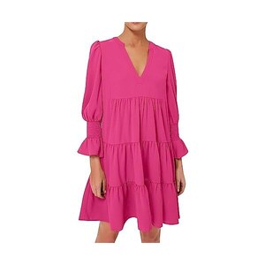 Generico Vestito per Natale Donna - Abito Maglione da Donna con Scollo