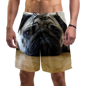 Scotamalone Costume Da Bagno Uomo Ad Asciugatura Rapida – Modello Divertente Con Fodera In Rete, Taglia XX-Large, Colore Nero - 3