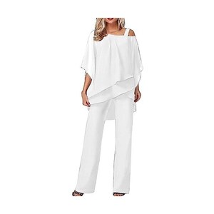 Tuta Corta Estate Donna In Cotone E Lino - Comoda Con Tasche E Spalline Regolabili - Foto 11