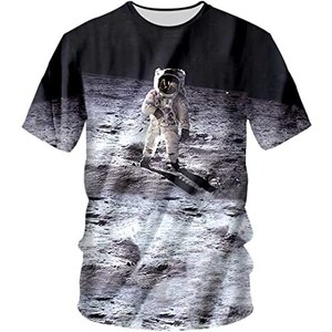 T-shirt A Maniche Corte Girocollo Grigio Piombo/Rosso - Foto 4