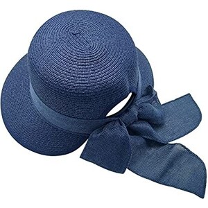 Carnavalife Cappello di paglia da spiaggia per il sole, estivo da donna ...