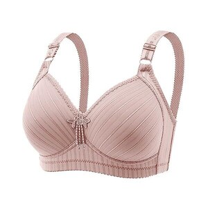 Reggiseno Sportivo Senza Ferretto In Cotone Push Up Con Chiusura Frontale – Morbido E Traspirante