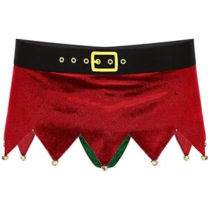 Costume Halloween Natale Con Campanelle Costume Mankini Natale - Foto 9