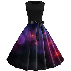 Abito Vintage Anni '50 WedTrend Rockabilly | Verde Pavone A Quadretti Con Scollo A V E Cintura Fiocco | Maniche Corte Per Feste E Balli
