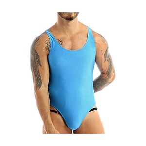 Body Uomo Pigiama Intero - Tutina Sportiva In Cotone Per Wrestling E Palestra - Foto 6