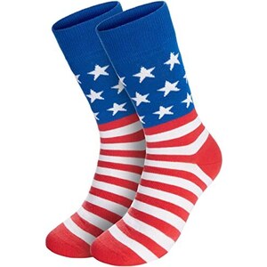 Carta Da Parati Bandiera Americana Sopra I Grattacieli - Foto 5