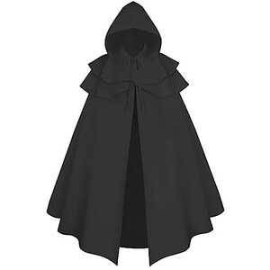 Darringls Mantello unisex medievale da donna e uomo, abbigliamento