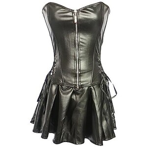 Corsetto Donne SZIVYSHI - Bustino In Pizzo Push Up - Vita Stretta Con Lacci Regolabili - Shapewear - Foto 2