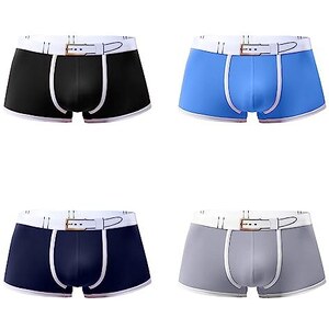 Confezione Regalo Uomo Freegun Boxer Corti Uomo - Pacco Da 4 Fantasie Diverse Boxer Freegun Fantasie Cotone 478474