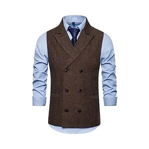 Allthemen Cappotto da Uomo Invernale Lungo Trench Coat Doppiopetto Caldo Casual Lana Coat Slim Fit Business Outerwear a Vento Grigio XS