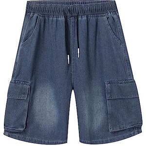 Jeans Baggy Per Bambini Maeau - Vita Media Con Coulisse, Denim Leggero 3-13 Anni - Foto 5