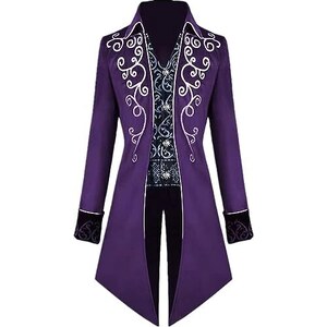 Mantello Medievale Uomo - Gotico Con Cappuccio, Per Costumi Vampiro, Mago O Cavaliere