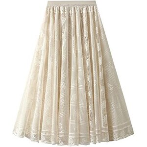 GONNA IN PIZZO BEIGE