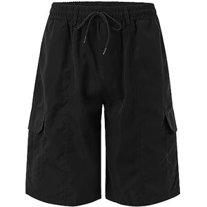 Pantaloncini Cargo Uomo Multitasche – Larghi, Estivi, Vita Elastica, Asciugatura Rapida, Per Trekking E Tempo Libero