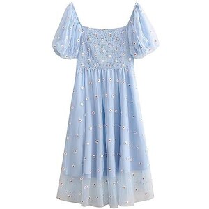 Vestito Due Pezzi Estate Plus Size - Vita Alta, Stampato Fioreale, Taglie Forti - Foto 5