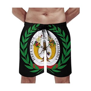 Pantaloncini Da Spiaggia Uomo Con Bandiera Francese – Asciugatura Rapida In Poliestere – Con Tasche E Coulisse – Taglie S-3XL