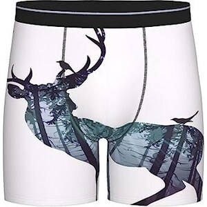 UNDERZY Mens Slip Intimo Uomini Mutande Gamba Lunga Breve Boxer Homme - Foto 11