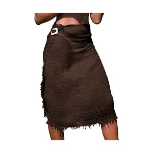 Pareo Donna Chiffon Con Stampa Teschi - Copricostuma Leggero Per Spiaggia E Piscina