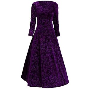 Vestito Donna Elegante Lungo - Raso Con Scollo A Lupetto E Spacco | Per Cerimonie, Feste E Serate - Foto 11