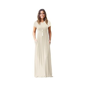 liaddkv Maxi abito estivo da donna, abito da sera, lungo, estivo
