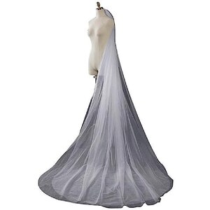 Velo Da Sposa In Pizzo A Due Strati Con Pettine Elegante Velo Da Sposa Spose Moderne Da 5,58 € | DHgate