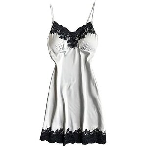 LuxeNights Camicia Da Notte Senza Maniche Con Stampa Floreale - Foto 14